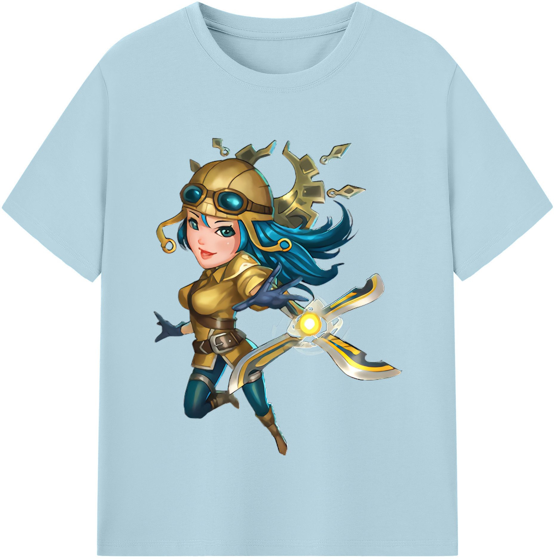 リーグ・オブ・レジェンド League of Legends LOL 綿100％半袖Tシャツ（フロントプリント）